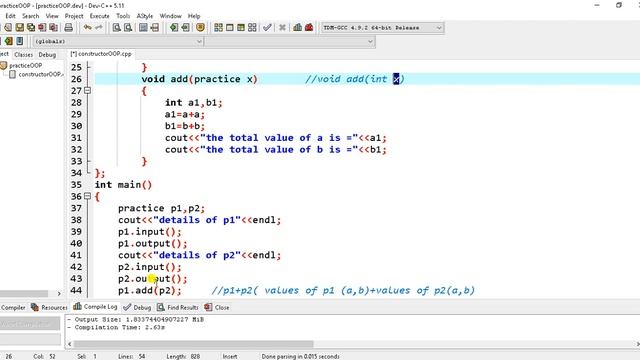Object as a parameter and return type смотреть онлайн