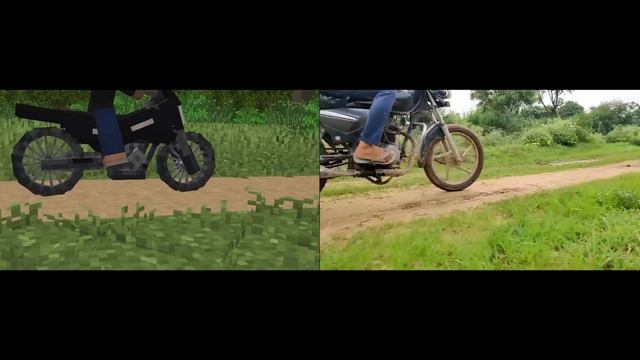 Siren Head Chase - Minecraft Horror Film side-by-side comparison смотреть онлайн