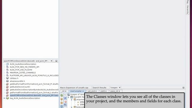Using the Classes Window in the Oracle Solaris Studio IDE смотреть онлайн