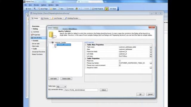 V11 Dialog Component - Creating Multiple Tables with Repeating Sections Part 2 смотреть онлайн