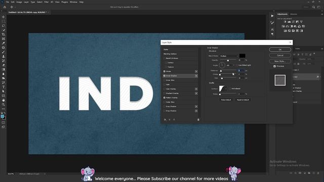 Create a Retro text effect in Photoshop CC смотреть онлайн