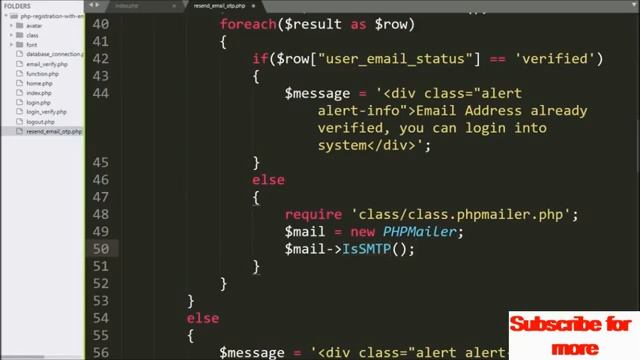 Resend OTP Through Email Method Using PHP. смотреть онлайн