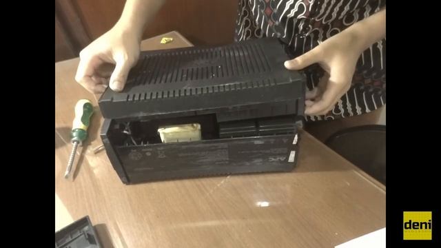 How to Replace battery UPS 1100 APC | Cara Ganti Baterai UPS APC смотреть онлайн