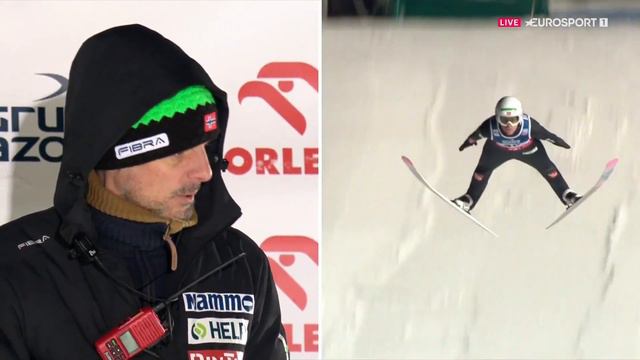 Fall by Daniel Andre Tande - Zakopane - Qualifications - 19.01.2024 смотреть онлайн