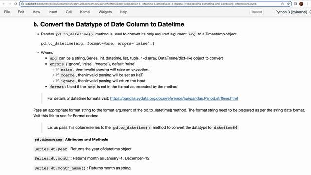 Lec-6.11 Data Preprocessing Extracting and Combining Information (Arif Butt @ Data Science) смотреть онлайн