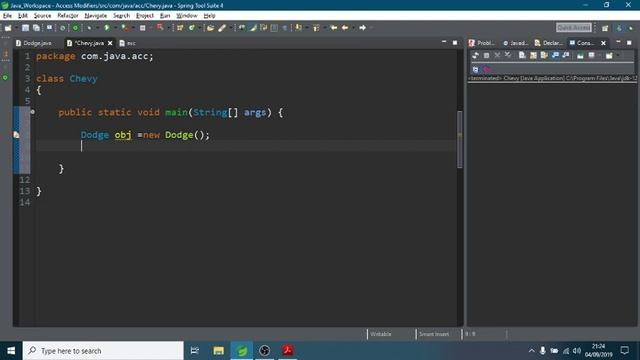 Access Modifiers in Java смотреть онлайн