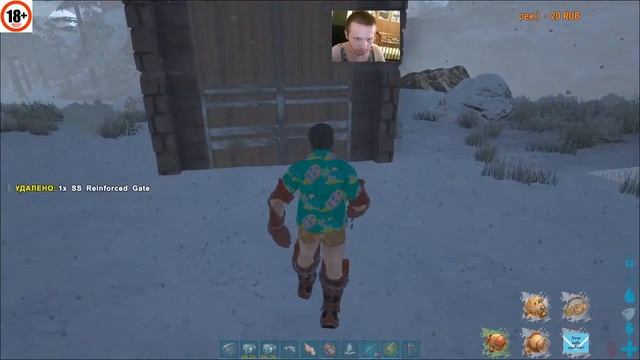 Ark survival Evolved Снежная СОВА - приручаем вместе с ЯНОЙ:) смотреть онлайн