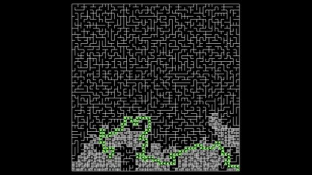 Maze Depth First Search смотреть онлайн