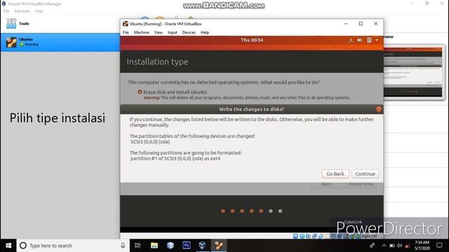 Tutorial Install Ubuntu di Oracle VM VirtualBox смотреть онлайн