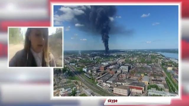 #ЭКСКЛЮЗИВ Первое видео с места огромного пожара в Ярославле: Дмитрий Миронов находится на месте Ч смотреть онлайн