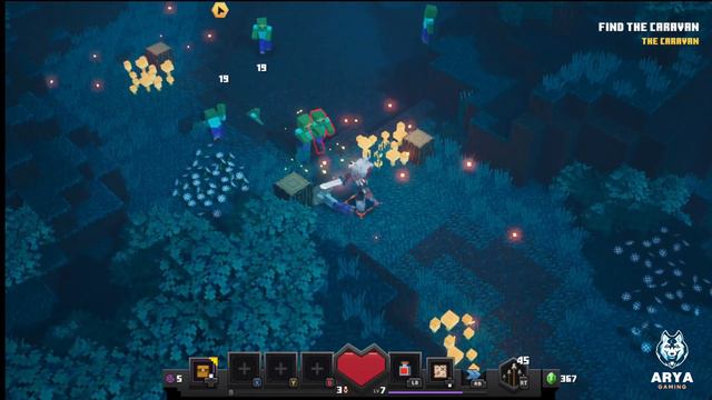 Minecraft Dungeons - Gameplay Walkthrough Part 2 | Creeper Woods | Arya Gaming | смотреть онлайн