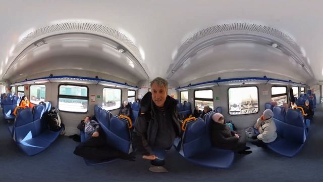 Россия 360° 8K. Электричка Козулька-Красноярск. В такой я еще не ездил смотреть онлайн