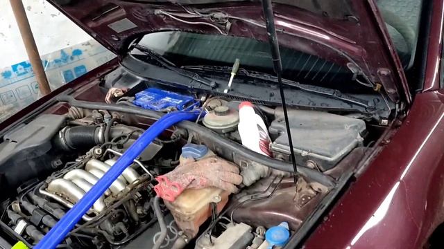 А4 В5. Промывка радиатора печки. Первый опыт... смотреть онлайн