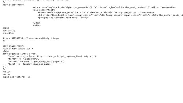 Wordpress: Need help on wordpress pagination script смотреть онлайн