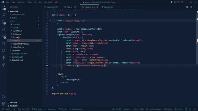 ? React JS Firebase Authentication | Google Authentication, GitHub Authentication | смотреть онлайн