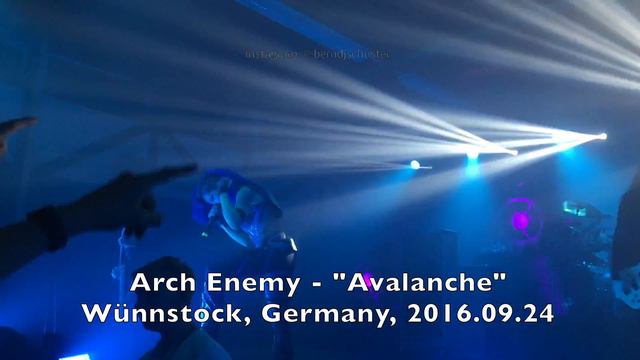 Arch Enemy - Avalanche - 4K - Live At Wuennstock 2016