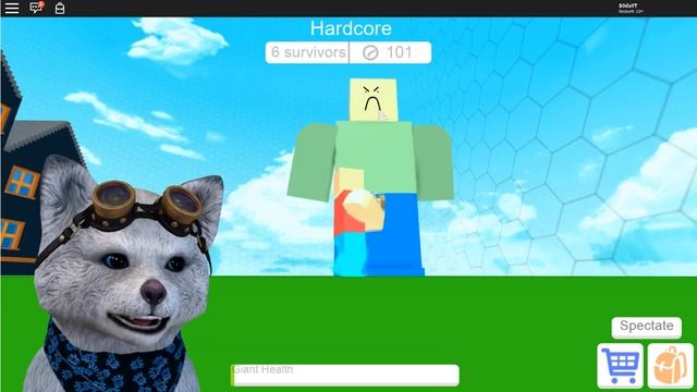 БИТВА ПРОТИВ ГИГАНТА В РОБЛОКС Giant Survival 2 смотреть онлайн