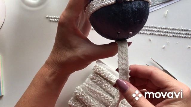 Елочная игрушка своими руками ? Hand made Christmas balls ??? смотреть онлайн