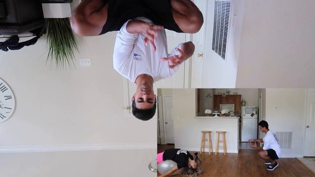 THE UPSIDE DOWN CHALLENGE!!! (CAN YOU GUESS IT?!) смотреть онлайн