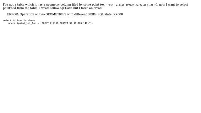 GIS: How to select from geometry column in postgresql? смотреть онлайн