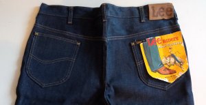 Джинсовый американский антиквариат Saddle King 70s USA куртка и джинсы