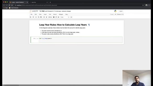 Identifying Leap Years using Python смотреть онлайн