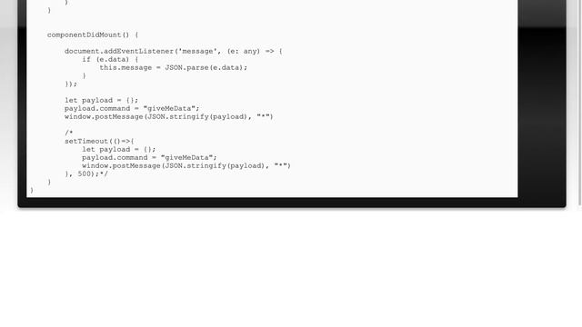 window.postMessage not working in componentDidMount without setTimeOut in React смотреть онлайн