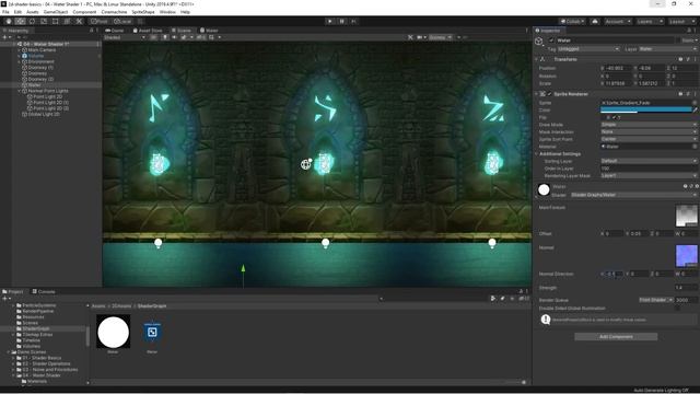 Creating Water with Shader Graph in Unity! | 2D Shader Basics (Tutorial) смотреть онлайн