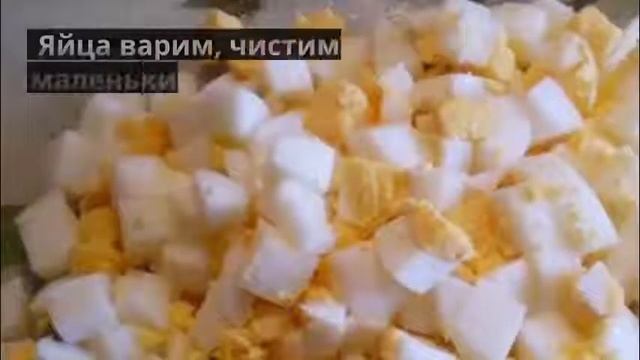 Салат из морской капусты. Рецепты салатов. смотреть онлайн