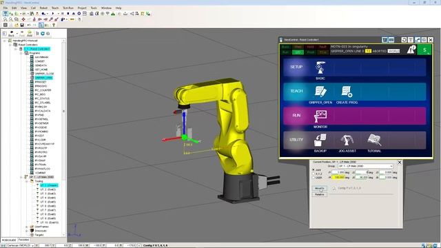 FANUC Roboguide | Setting a Home and Dealing With Singularity Error смотреть онлайн