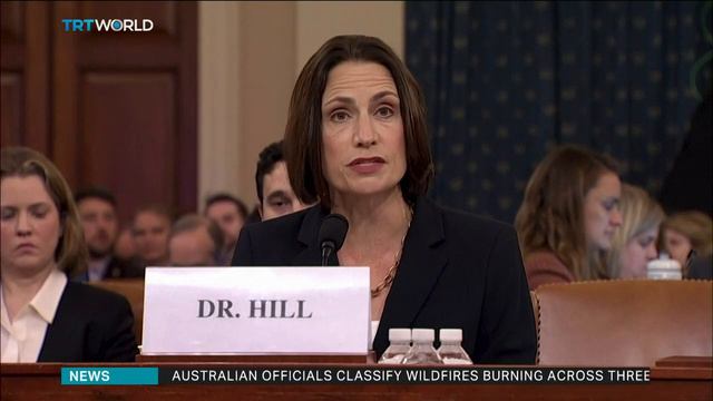 Fiona Hill, David Holmes testify at Trump's impeachment inquiry смотреть онлайн