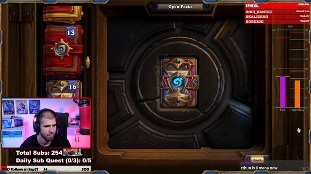 Hearthstone Pack Opening Caverns Of Time And Giveaway! смотреть онлайн