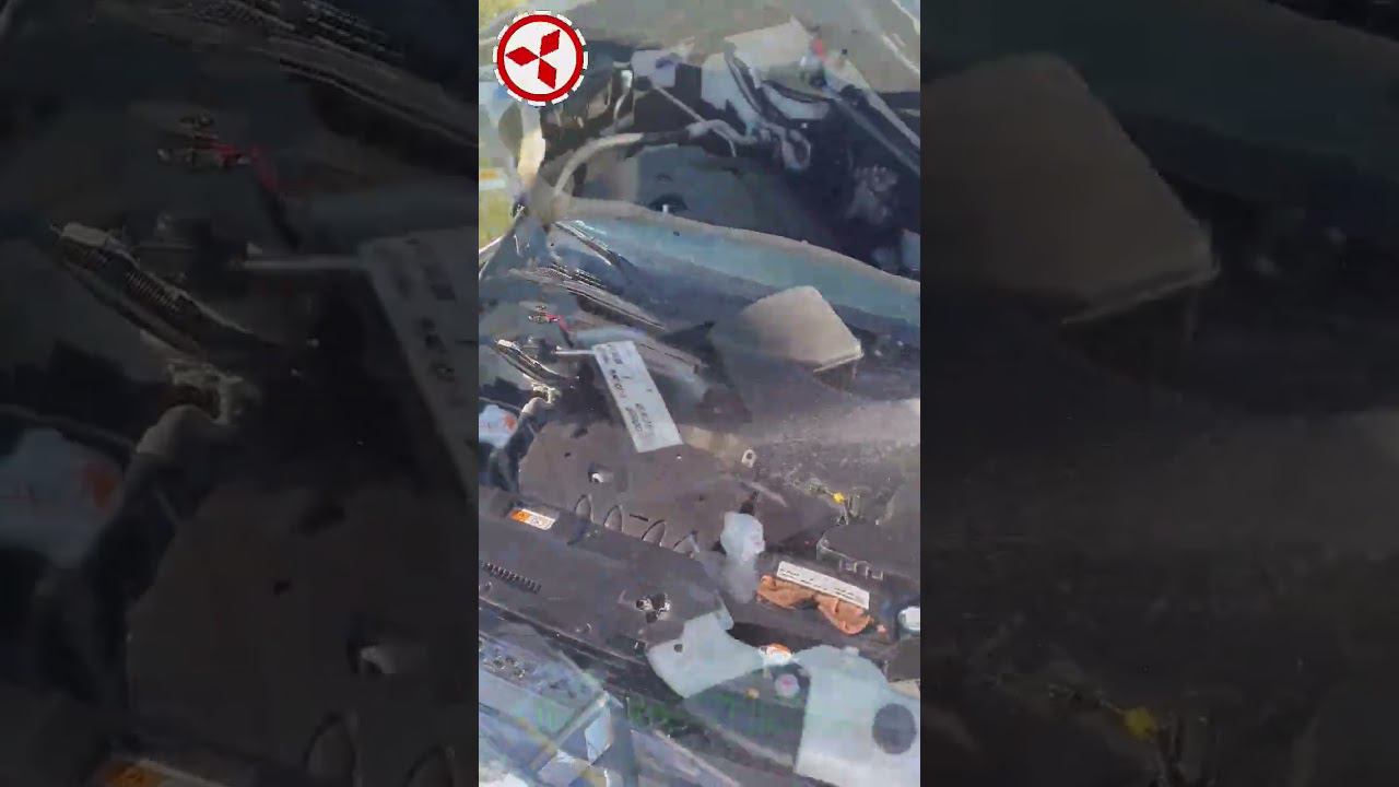 Моем двигатель Mitsubishi Outlander 3 Керхером! смотреть онлайн