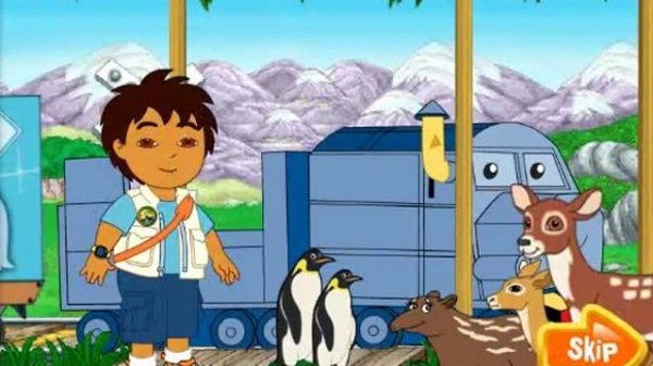 GO DİEGO GO CARTOON PLAY DIEGO RAILROAD RESCUE GAME