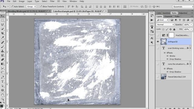 Color Burn Blending Mode Tutorial смотреть онлайн