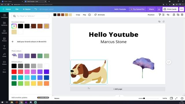How to Change Color of The Element in Canva смотреть онлайн