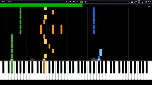 Megadeth - Blood Of Heroes Synthesia Piano Tutorial (midi)