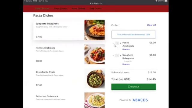 ABACUS POS Pay Later - QR Code Online Ordering