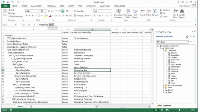 Adding and Updating Metadata Using Smart View in Oracle Financial Consolidation and Close Cloud смотреть онлайн