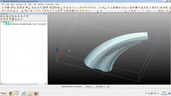 Курс AlphaCam и PartModeller. Занятие 28 от 13.02.15. Программа AlphaView. 3D-Surfaces