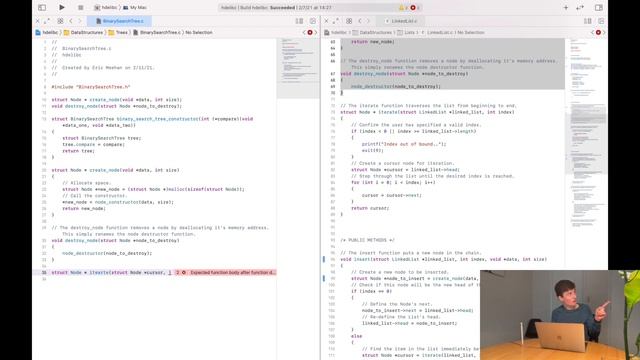 Binary Search Trees in C смотреть онлайн