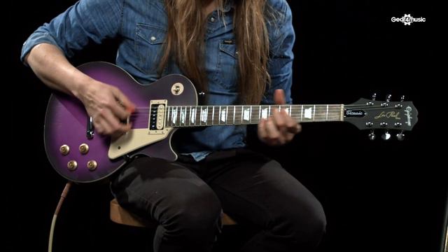 Epiphone Les Paul Classic Worn, Worn Violet Purple | Gear4music Demo