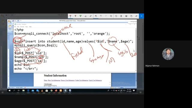 PHP MYSQL Project || Insert || Display || CSE 4033 смотреть онлайн