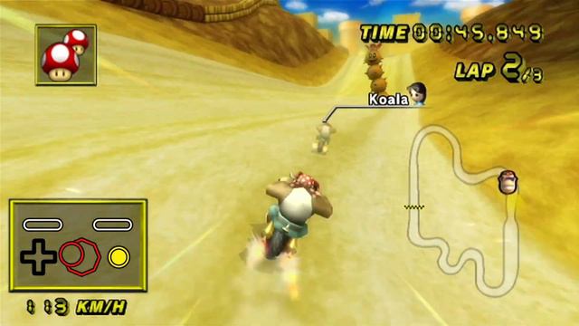 [MKW CR] DS Desert Hills (No-SC) - 1:35.502 - Robot смотреть онлайн