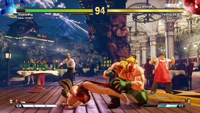 SFV chengyy0387 (chun li) vs viablewig (alex) смотреть онлайн