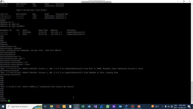 OSPF (LSA Type Verification LAB) #05 смотреть онлайн