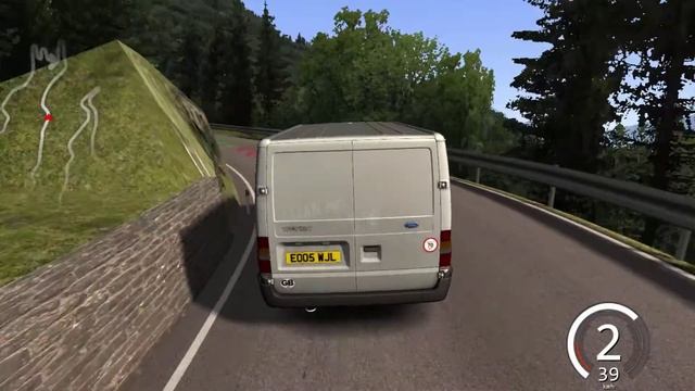 Assetto Corsa Ford Transit Modu(Virajlı Yollar) смотреть онлайн