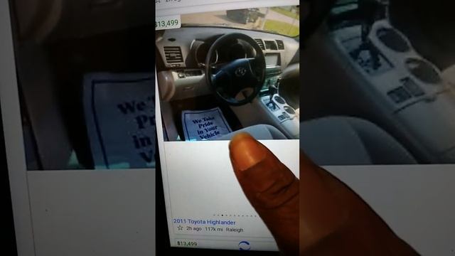 2011 Toyota Highlander 117k 13,499 Great ?deal