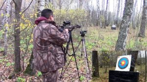 Лучший арбалет. Какой арбалет выбрать. Кучность арбалета на 30 м. Падение стрелы арбалета на 50 м.