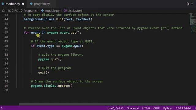Code Reuse and Modularity In Python With Pygame Module | Python Project смотреть онлайн